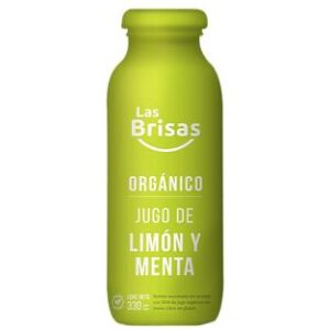 Jugo Organico de Limon y Menta x 330ml - Las Brisas