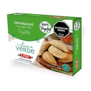 Empanadas rellenas con Vegetales x 320g - Orali