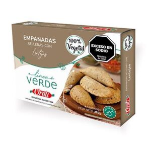 Empanadas rellenas con Lentejas x 320g - Orali