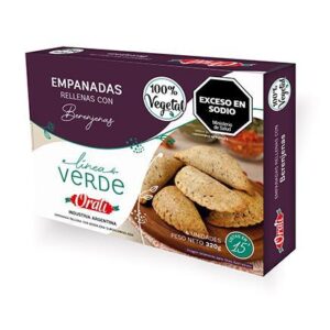Empanadas rellenas con Berenjenas x 320g - Orali