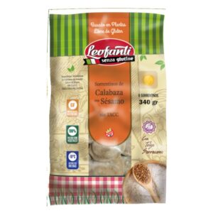 Ravioles de Trigo Sarraceno de Calabaza con Sesamo x 360g - Leofanti