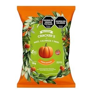 CRACKERS DE MAÍZ S/TACC - CALABAZA Y MOSTAZA - MAIXANAS