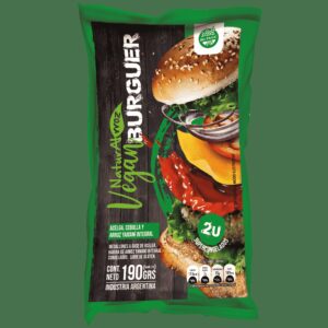 Burger Vegetal de Acelga, Cebolla y Arroz Yamani Integral x 380g - Naturalrroz