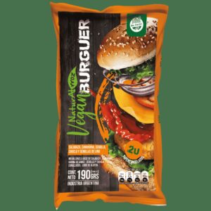 Vegan Burger de Calabaza, Zanahoria, Cebolla y Choclo Flowpack 4u x 190g - Naturalrroz