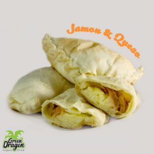 EMPANADAS JAMON  Y QUESO VEGETAL x 3 unidades.