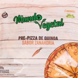 Pre Pizza de Quinoa sabor Zanahoria x 300g - Mundo Vegetal