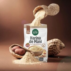 Harina de Mani x 450g - Natural Pop