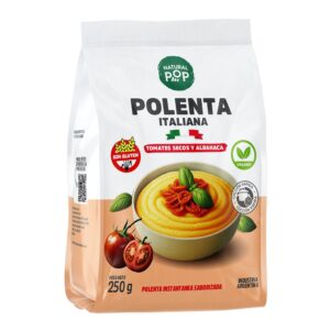 Polenta Italiana Tomates Secos y Albahaca x 250g - Natural Pop