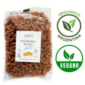 Pasta Organica Integral Fusilli x 500g - Grun