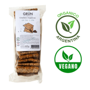Crackers de Lino y Chia x 145g - Grun
