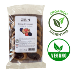 Pepas Organicas con Mermelada de Frambuesa x 150g - Grun