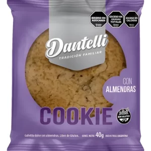 COOKIES C/ALMENDRAS - 40GR. - Dantelli
