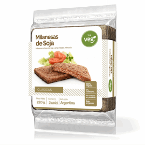 Milanesas de Soja x 220g - Via Veg