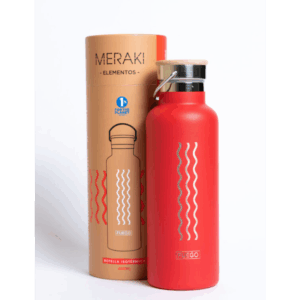 Botella Termica x 600ml Fuego - Meraki
