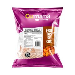 Castaña de Caju enteras Tostadas y Saladas x 1k - Cumana