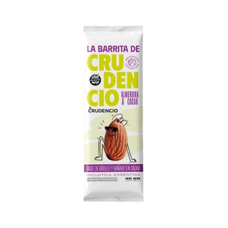 Barra de Datiles Almendras y Cacao x 45g - Crudencio