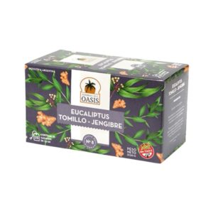 Te de Eucaliptus Tomillo Jengibre x 40g - Hierbas del Oasis