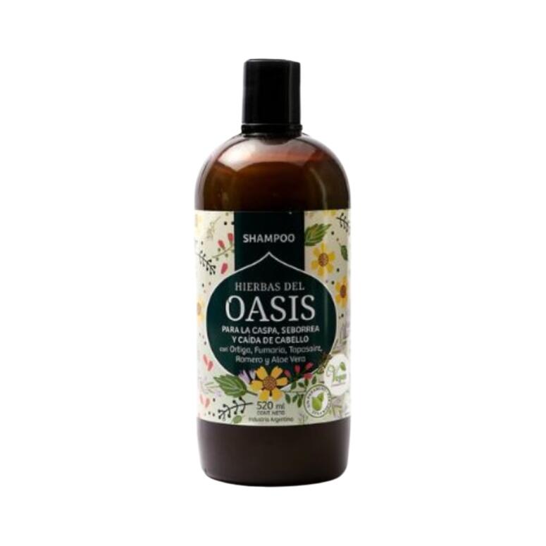 Shampoo para la Caspa Seborrea y Caida de Cabello x 520ml - Hierbas del Oasis
