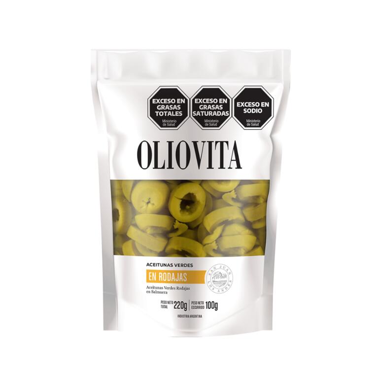 Aceitunas Verdes en Rodajas x 300ml - Oliovita