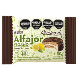 Alfajor Vegano Mousse de Limon con Cobertura x 50g - Animal Kind