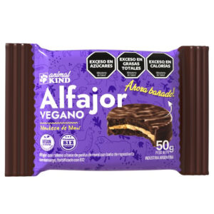 Alfajor Vegano con Manteca de Mani y Cobertura x 50g - Animal Kind