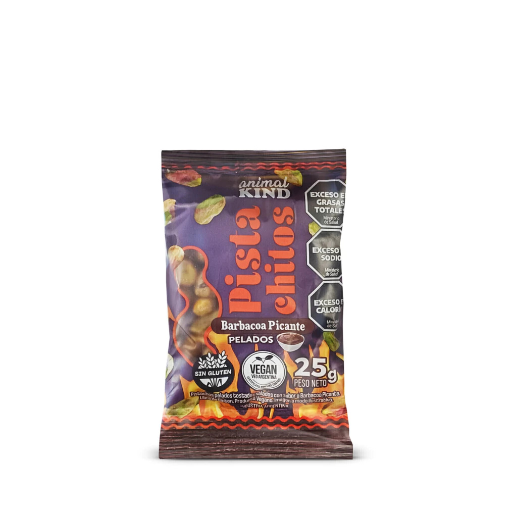 Pistachitos de Barbacoa Picante Pelados x 25g - Animal Kind - Imagen 2