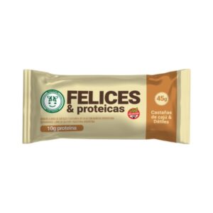 Barras Proteicas sabor Castañas de Caju y Datiles x 45g - Felices las Vacas