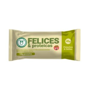 Barras Proteicas sabor Pistachos y Datiles x 45g - Felices las Vacas