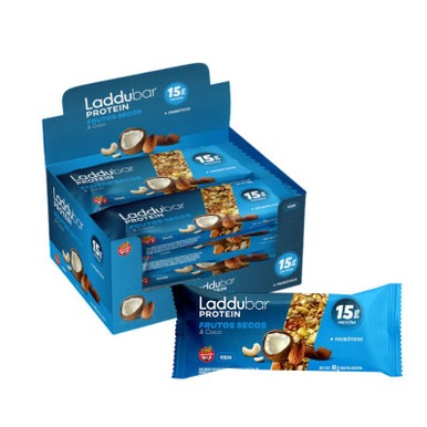 Barras Protein Frutos Secos y Coco x 60g - Laddubar - Imagen 2