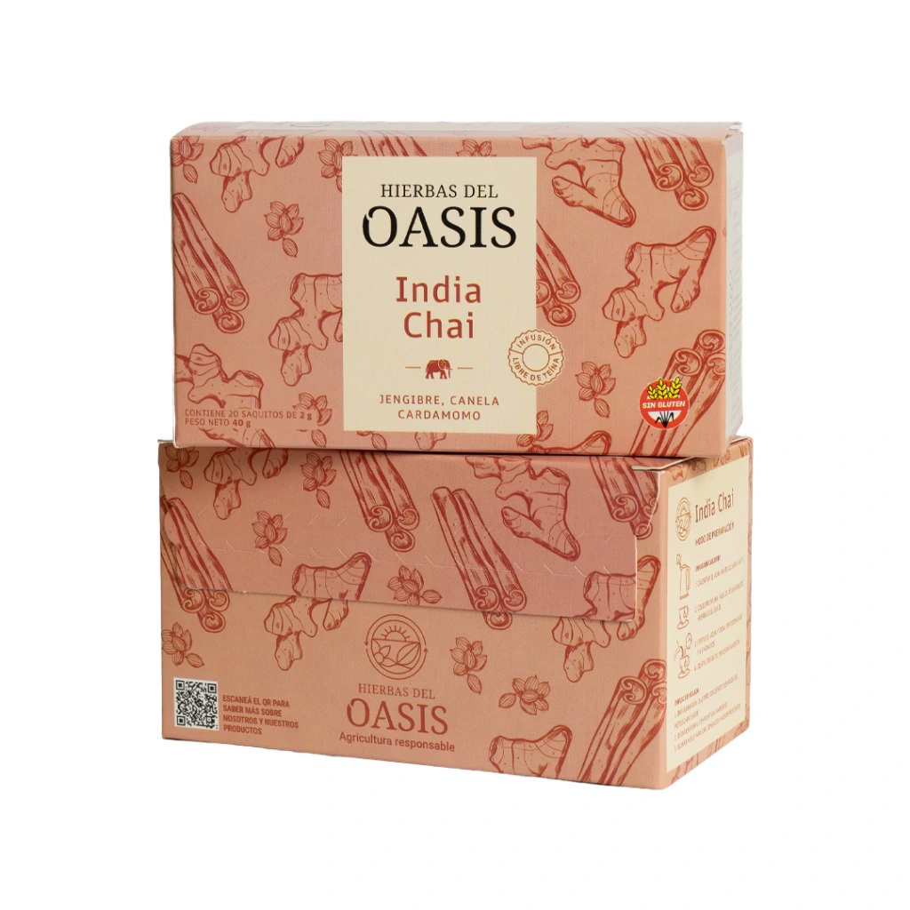 Te India Chai x 40g - Hierbas del Oasis - Imagen 2